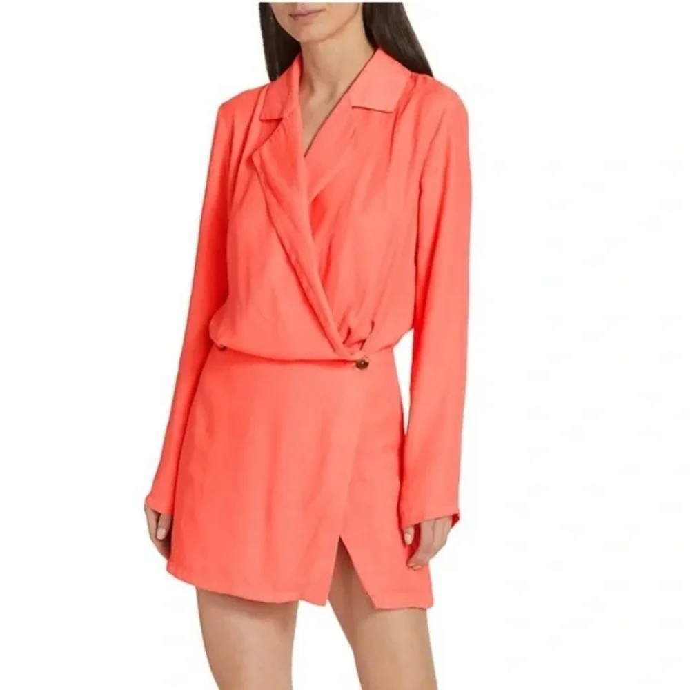 Free People Coral Simone Dress - Picture 1 of 8